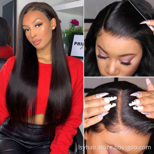 Holy Grail!  Invisible HD 5X5 Transparent Swiss Lace Closure Wig Super Thin Film Undectable  Human Hair Straight Natural Wigs